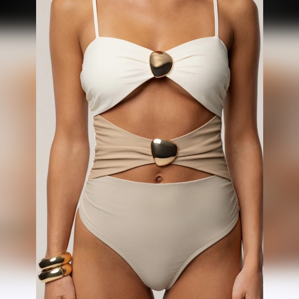 JLUXLABEL IVORY AURA EMBELLISHED BODYSUIT